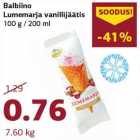 Allahindlus - Balbiino Lumemarja vanillijäätis 100 g / 200 ml