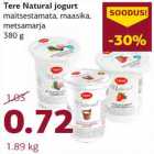 Allahindlus - Tere Natural jogurt maitsestamata, masika, metsamarja 380 g