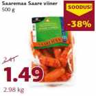 Allahindlus - Saaremaa Saare viiner
500 g