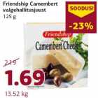 Friendship Camembert
valgehallitusjuust
125 g