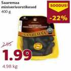 Allahindlus - Saaremaa
miniverivorstikesed
400 g