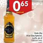 Allahindlus - Hele õlu
A Le Coq Special,
5,2%, 50 cl