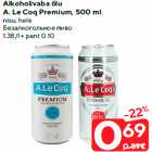 Allahindlus - Alkoholivaba õlu
A. Le Coq Premium, 500 ml

