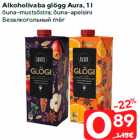 Alkoholivaba glögg Aura, 1 l

