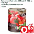 Konserveeritud tomatid Favorit, 400 g

