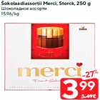 Šokolaadiassortii Merci, Storck, 250 g
