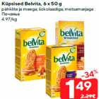 Allahindlus - Küpsised Belvita, 6 x 50 g

