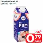 Täispiim Farmi, 1 l
