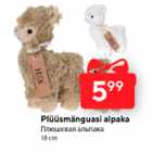 Plüüsmänguasi alpaka 18 cm